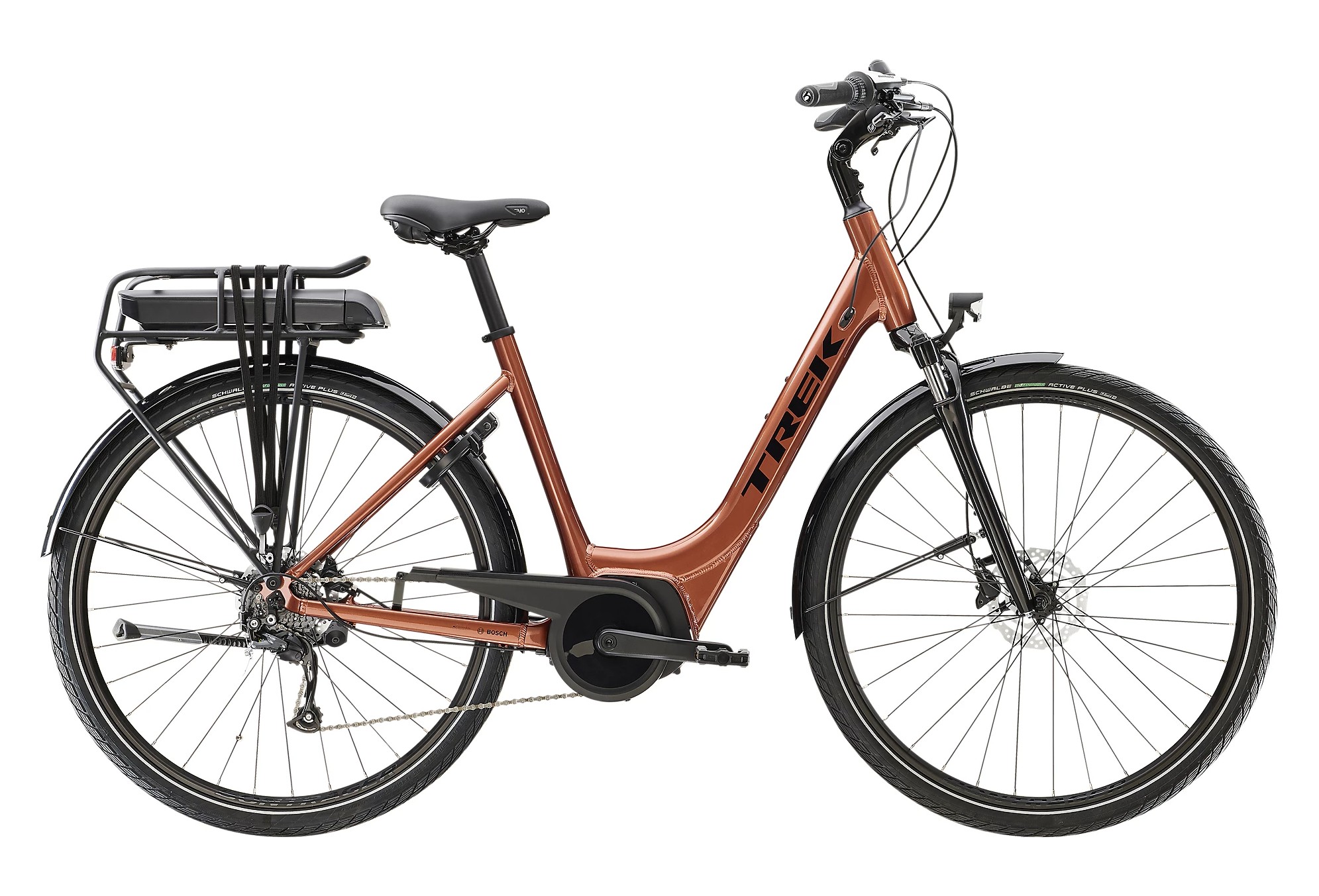 V lo de Ville Electrique TREK Verve 1 Lowstep 500 Wh Orange 2023