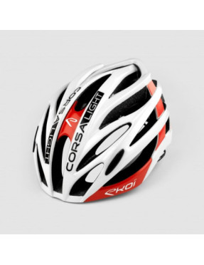 Casque EKOI Corsa Light Blanc/Rouge