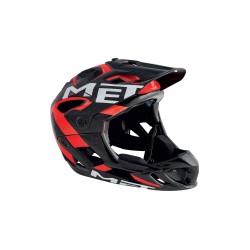 Casque MET Parachute Noir/Rouge