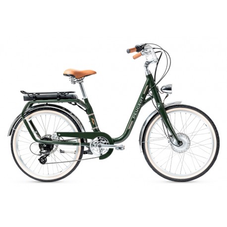 Vélo de Ville Electrique PEUGEOT eLC01 e-LEGEND Vert 2020